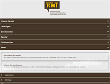 Tablet Screenshot of kwt-huber.at